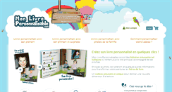 Desktop Screenshot of mon-livre-personnalisable.com